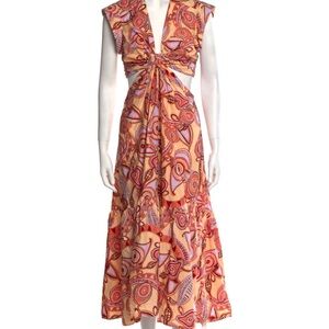 A.L.C. Alexandria Dress in Nude Peach Multi